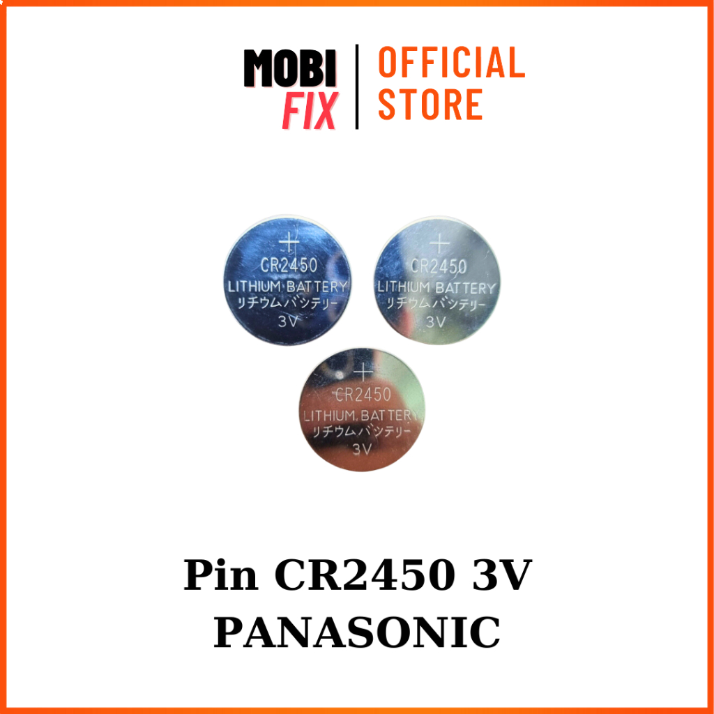 Pin CR2450 3V PANASONIC Pin Cúc Áo - Hàng New Chính Hãng