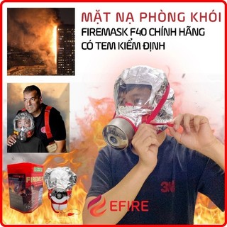 Mặt nạ phòng khói chống khí độc lọc khói khí độc