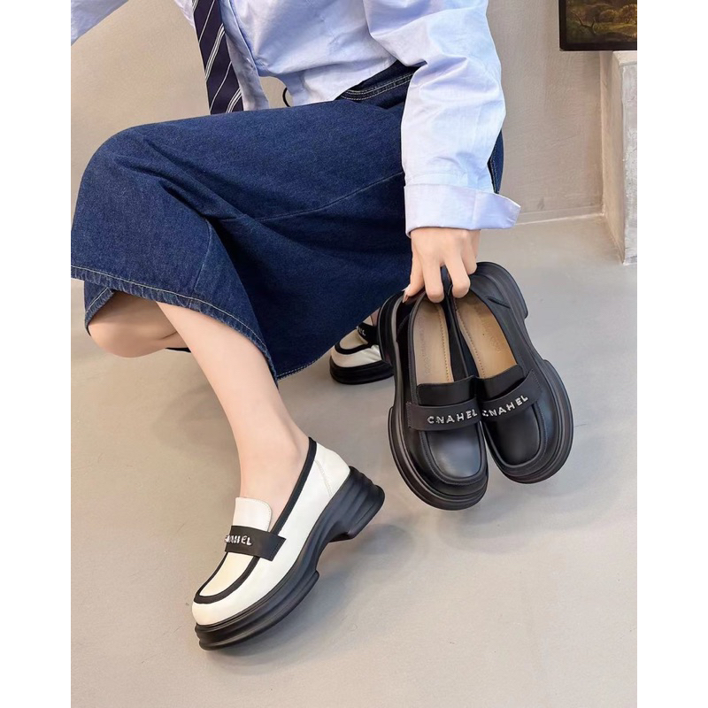 Giày moca lười CNK da mềm- Hàng QC fullbox