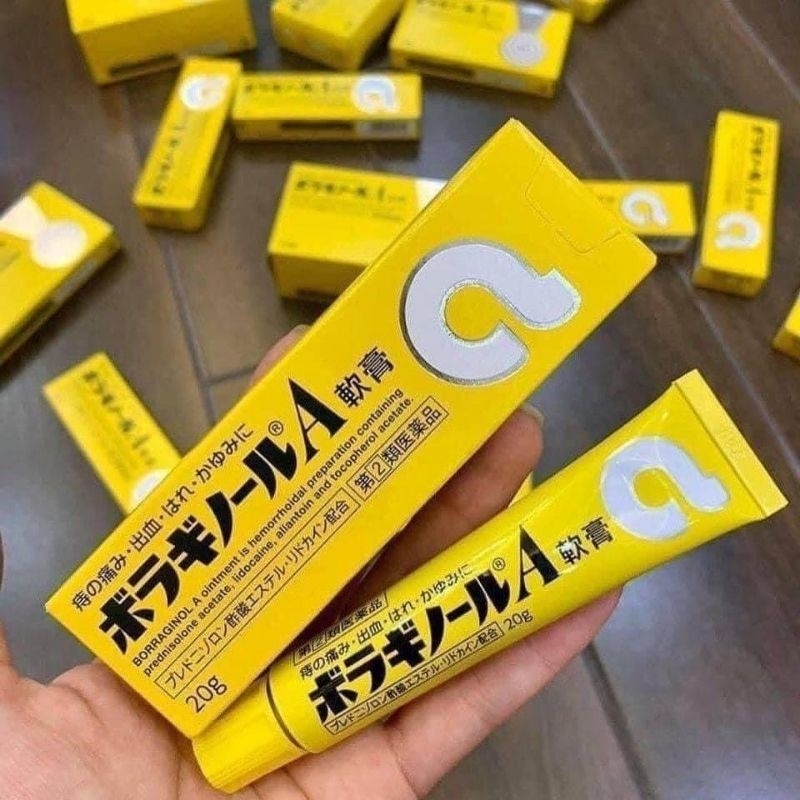 Kem bôi trĩ chữ A, chữ M Nhật Bản  có che tên