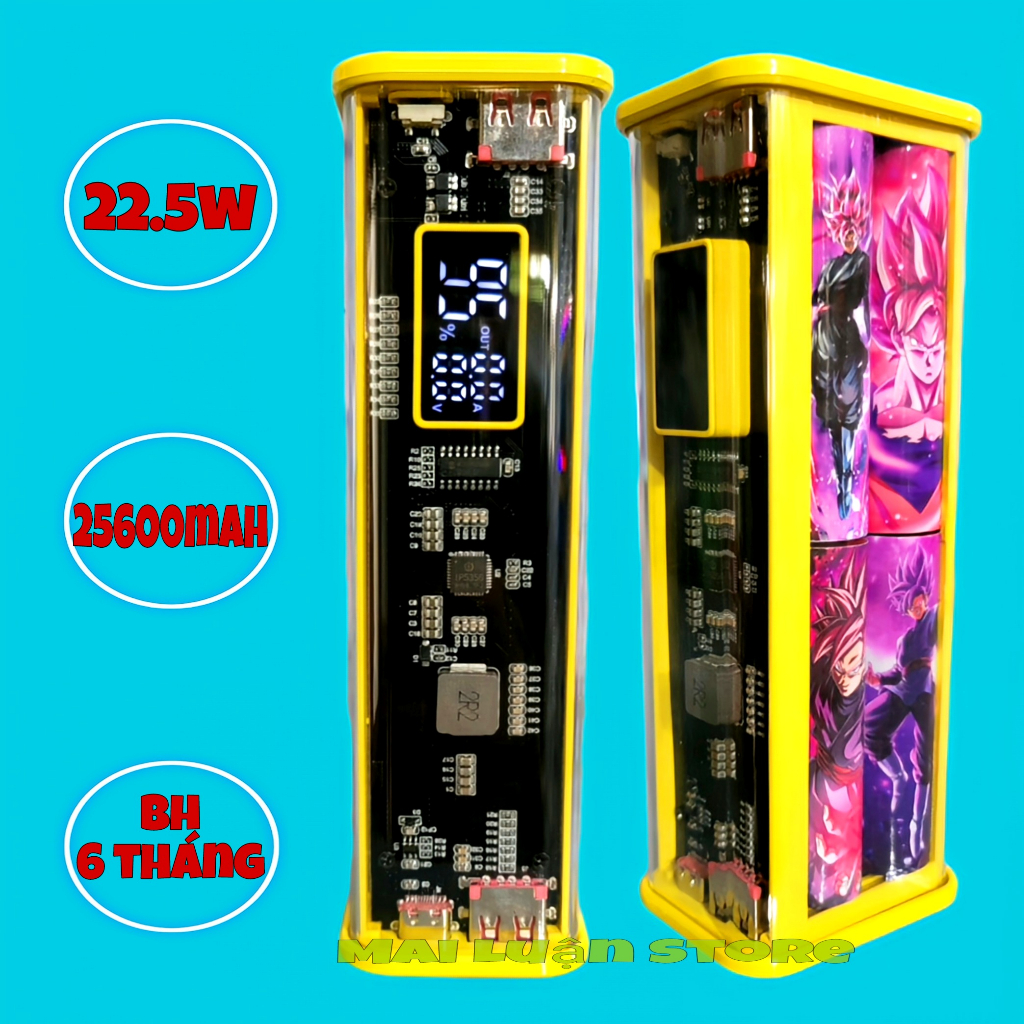 Pin Sạc Dự Phòng 25000mah, Sạc Nhanh 22.5w