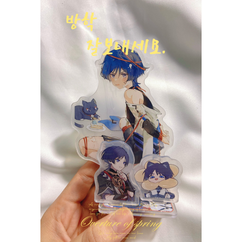 Tartaglia - Genshin Impact | Standee Mô hình nhân vật đứng 3 mảnh Acrylic