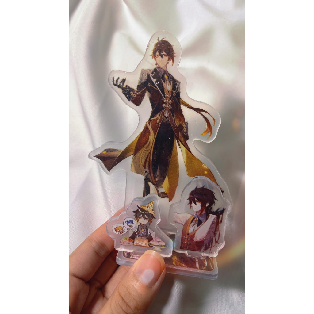 Diluc - Genshin Impact | Standee Mô hình nhân vật đứng 3 mảnh Acrylic