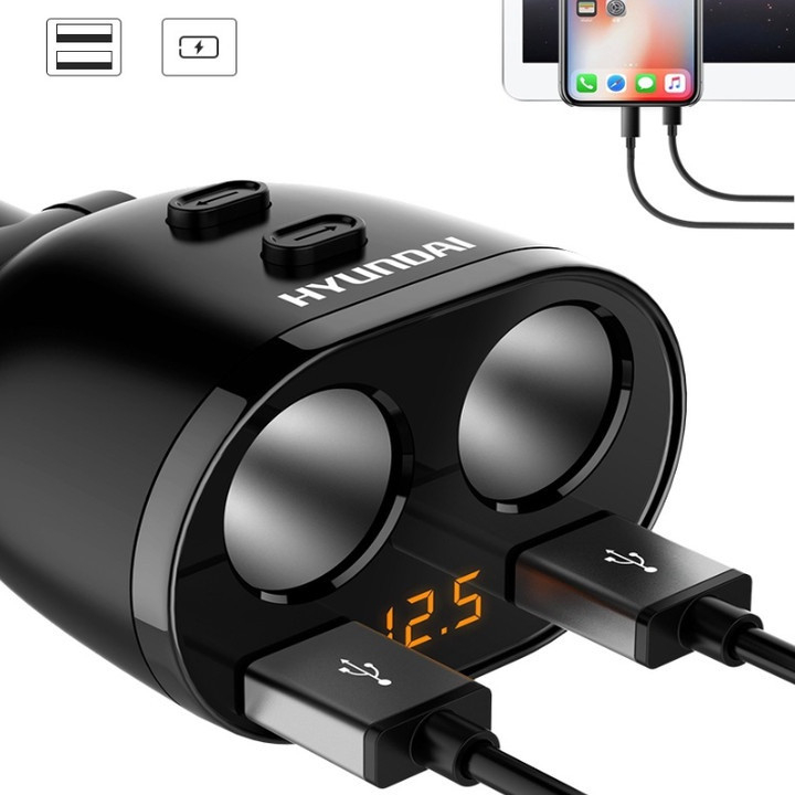 Tẩu sạc đa năng, tẩu sạc ô tô Hyundai