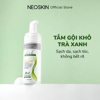 Dầu gội khô 2in1 tắm gội không dùng nước, làm sạch và phồng tóc không gây bết tóc NEOSKIN chai xịt 160ml