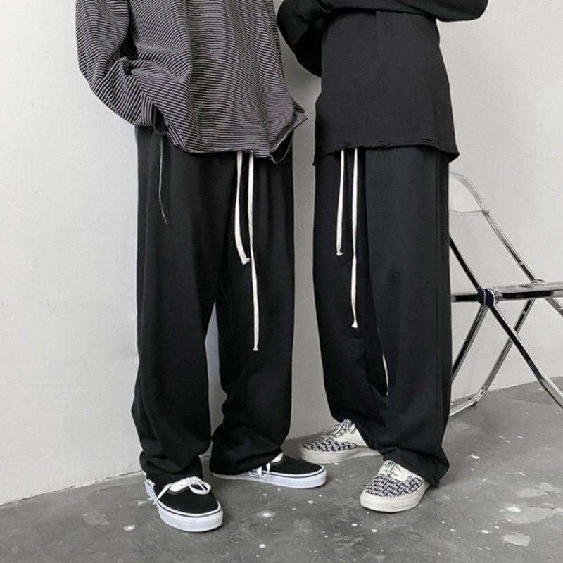 Quần Thun Ống Rộng Nam Nữ Phong Cách Trẻ Trung Năng Động unisex 2023