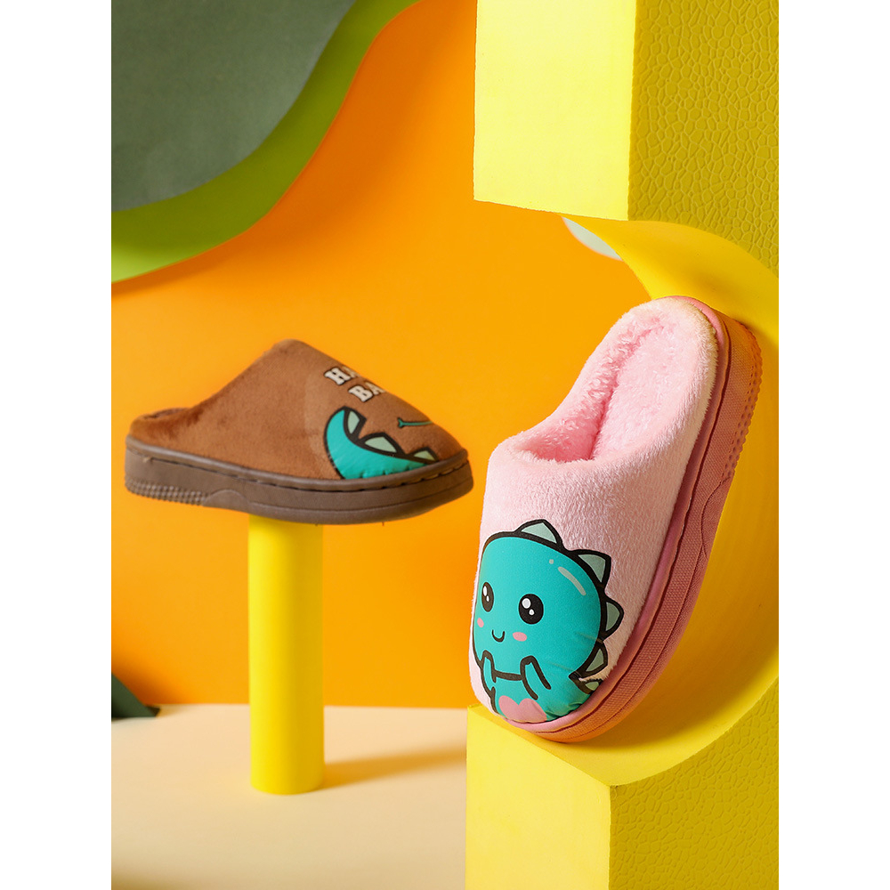 Dép bông, Dép lông đi trong nhà, đế cao su chống trơn trượt