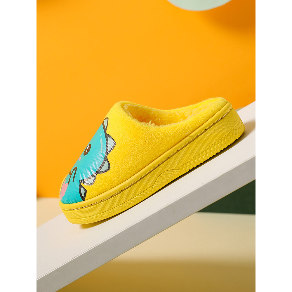 Dép bông, Dép lông đi trong nhà, đế cao su chống trơn trượt