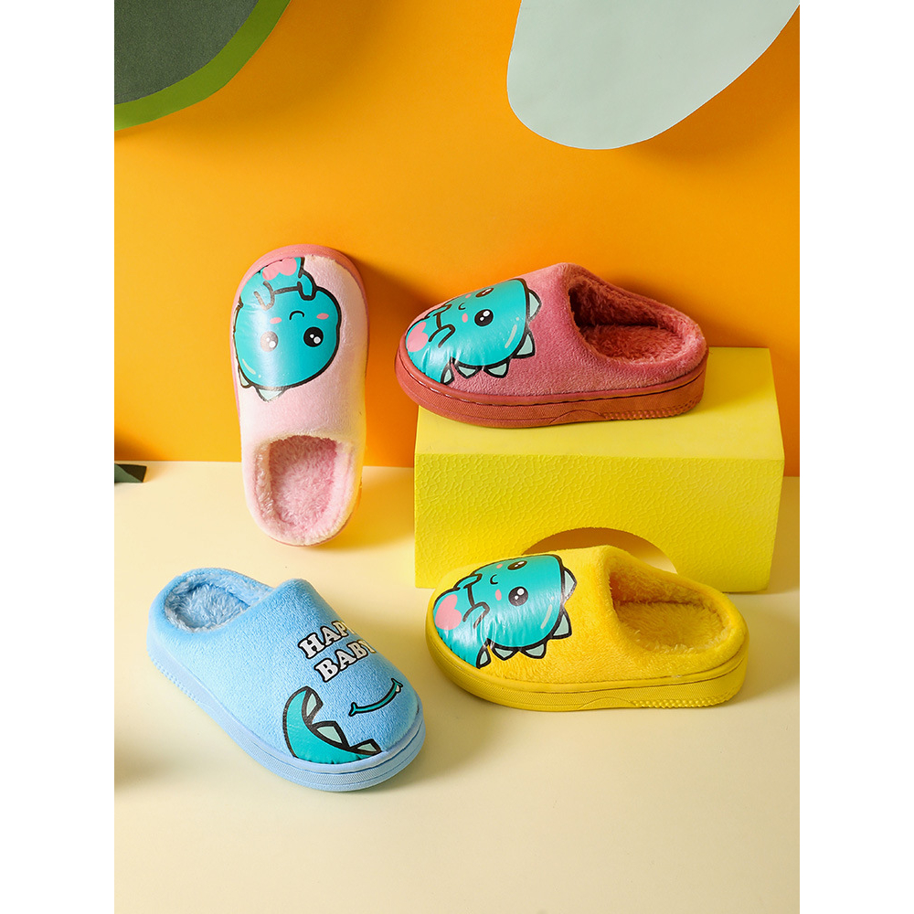 Dép bông, Dép lông đi trong nhà, đế cao su chống trơn trượt