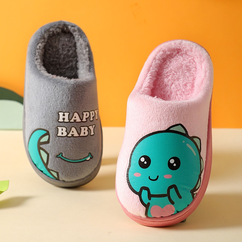 Dép bông, Dép lông đi trong nhà, đế cao su chống trơn trượt