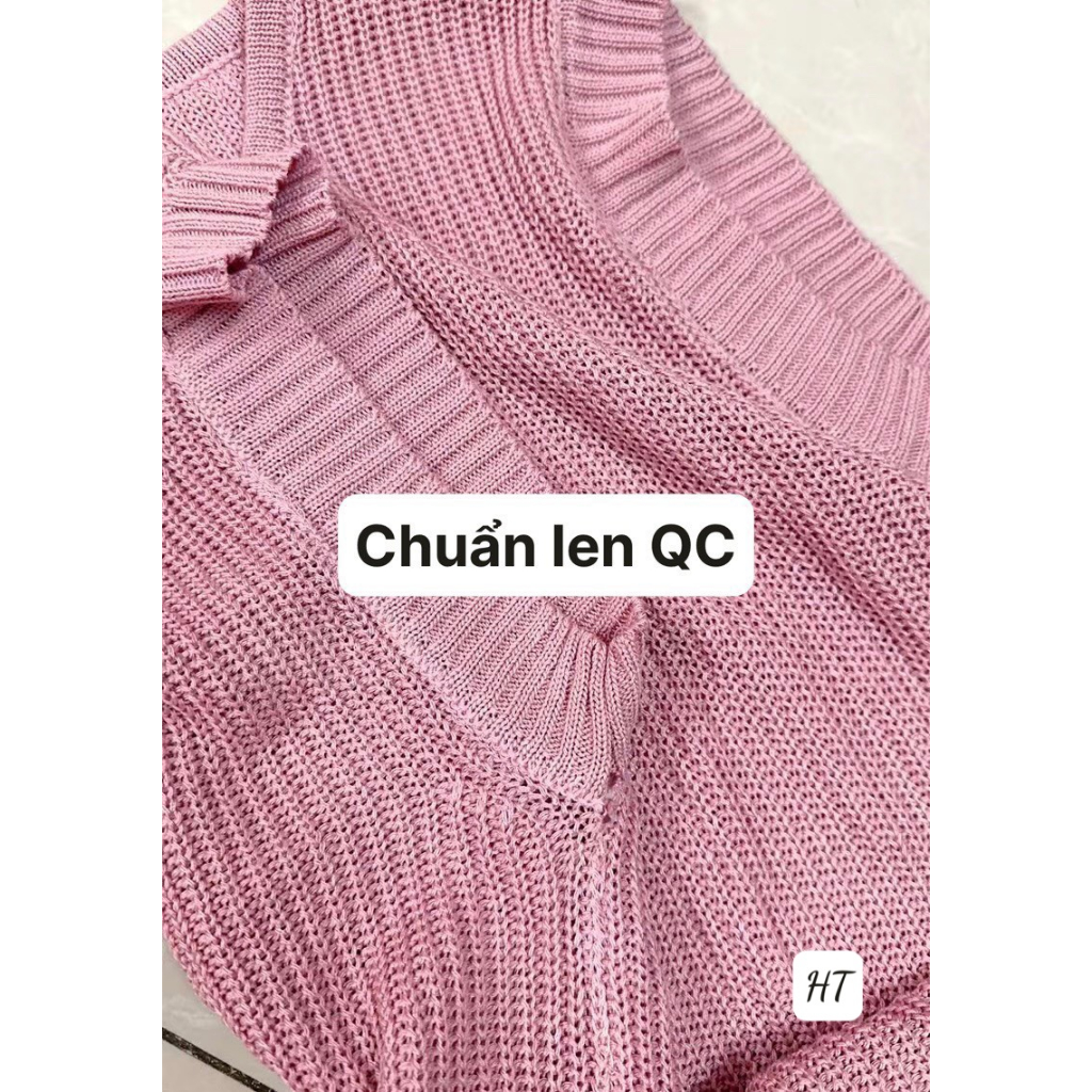 SET ÁO LEN XÙ MIX QUẦN SUÔNG 3 MÀU