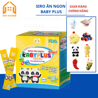 Siro Ăn Ngon Baby Plus Giúp Bé Ăn Ngon Ngủ Ngon Tăng Cân Tự Nhiên Tăng Sức