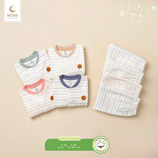 Bộ cài giữa Moon@ vải nỉ nhung cho bé trai/bé gái