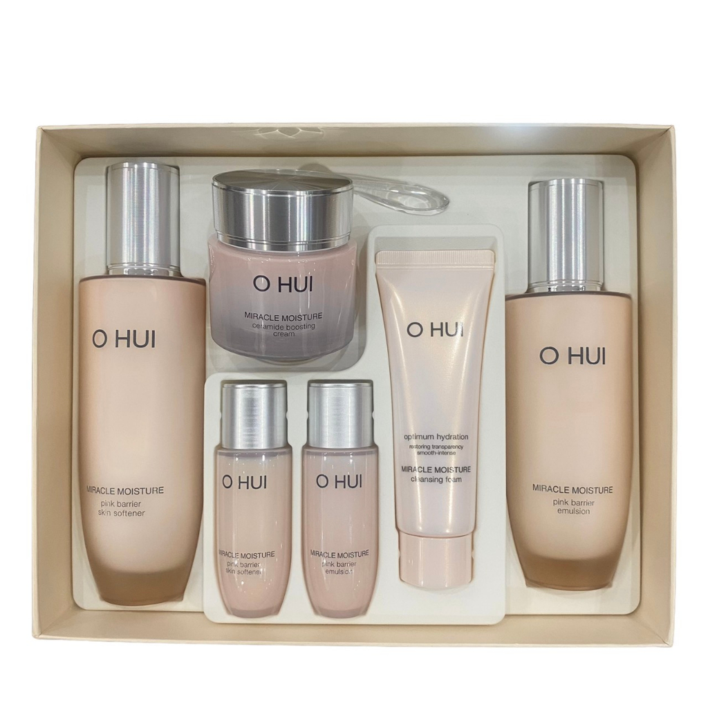 Bộ Dưỡng Da Trắng Hồng Căng Bóng Rạng Ngời Ohui Miracle Moisture Special Set 10sp.mỹ phẩm uyên uyên