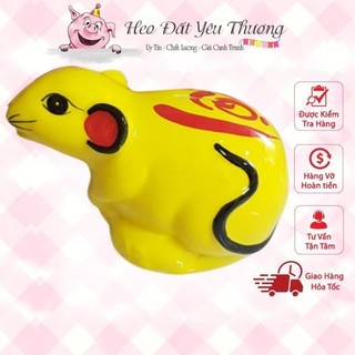 Chuột sứ tiết kiệm - chất liệu sứ cao cấp