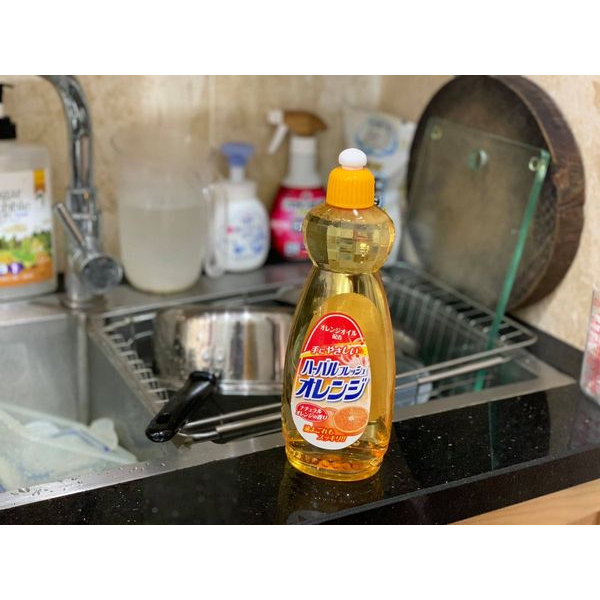 Nước rửa bát diệt khuẩn tinh chất (cam,chanh) Mitsuei