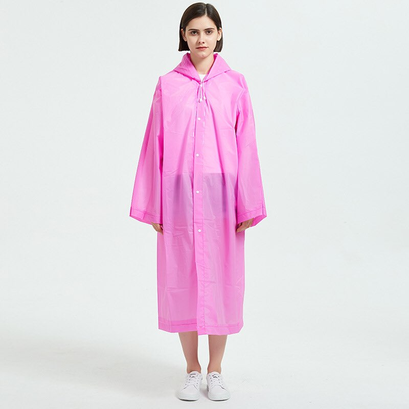 Áo mưa thời trang nút bấm
