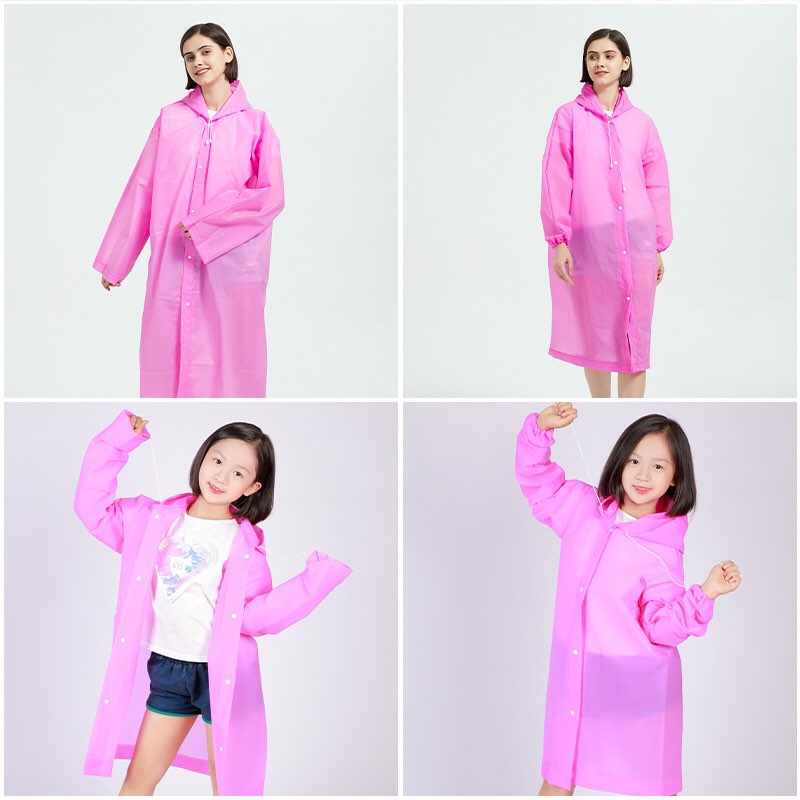 Áo mưa thời trang nút bấm