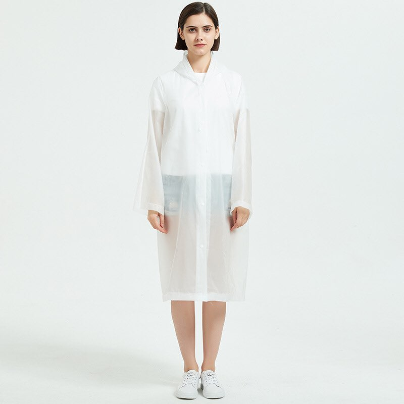 Áo mưa thời trang nút bấm