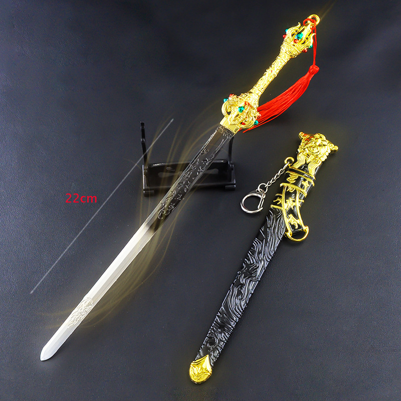Mô hình Trấn Ma Xích dài 22cm bằng Kim Loại Cao Cấp Siêu Đẹp mô hình Naraka Blade Point trưng bày trang trí