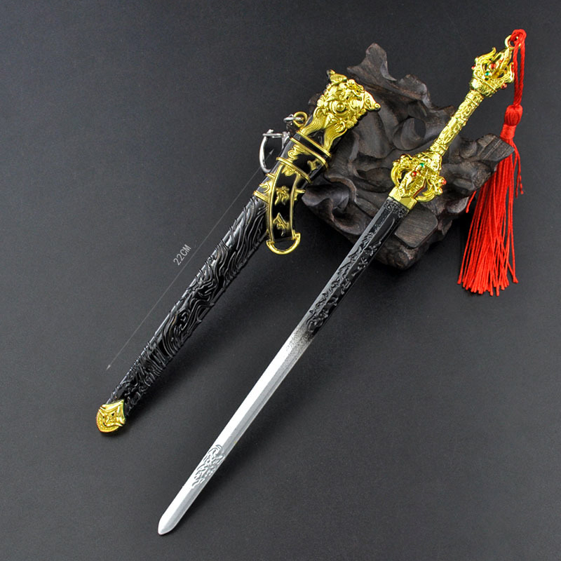 Mô hình Trấn Ma Xích dài 22cm bằng Kim Loại Cao Cấp Siêu Đẹp mô hình Naraka Blade Point trưng bày trang trí
