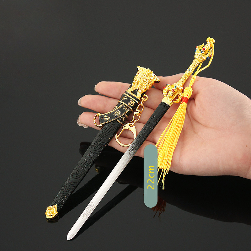 Mô hình Trấn Ma Xích dài 22cm bằng Kim Loại Cao Cấp Siêu Đẹp mô hình Naraka Blade Point trưng bày trang trí