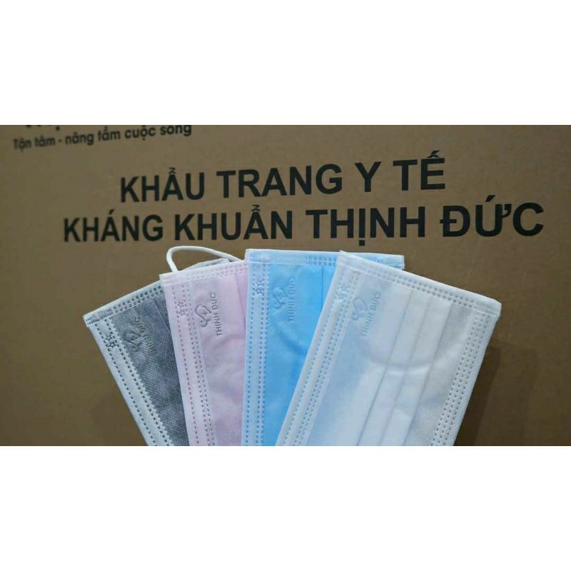 Thùng 200 chiếc Khẩu trang y tế 4 lớp kháng khuẩn,thùng 100 khẩu trang y tế,1 hộp 50 khẩu trang y tế