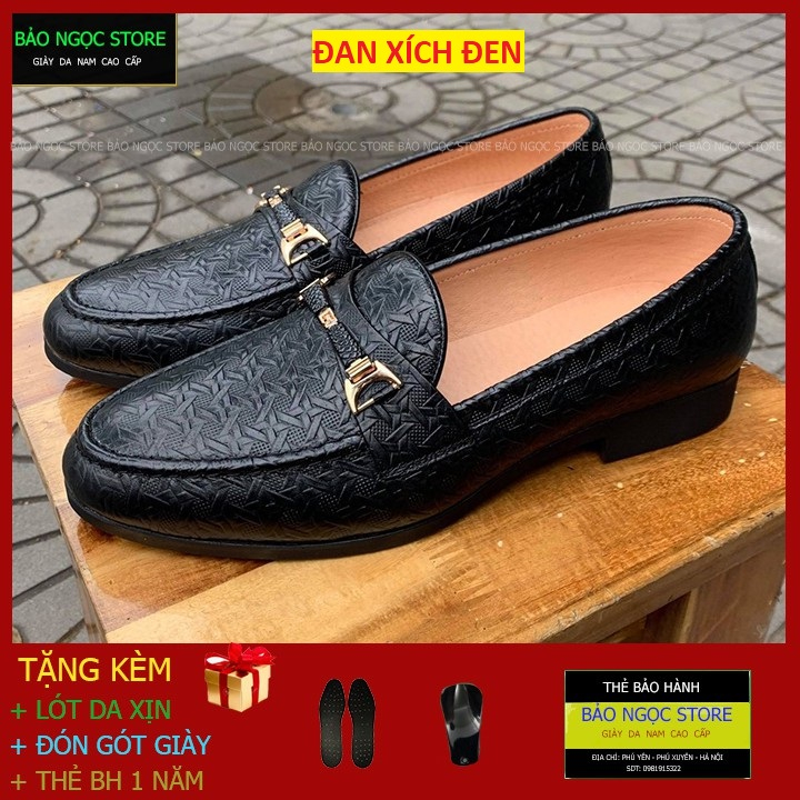 Giày lười nam da bò cao cấp ✅ Giày da nam kiểu dáng Hàn Quốc 🎁 Bảo hành nổ da 24 tháng ✅ Mã K22