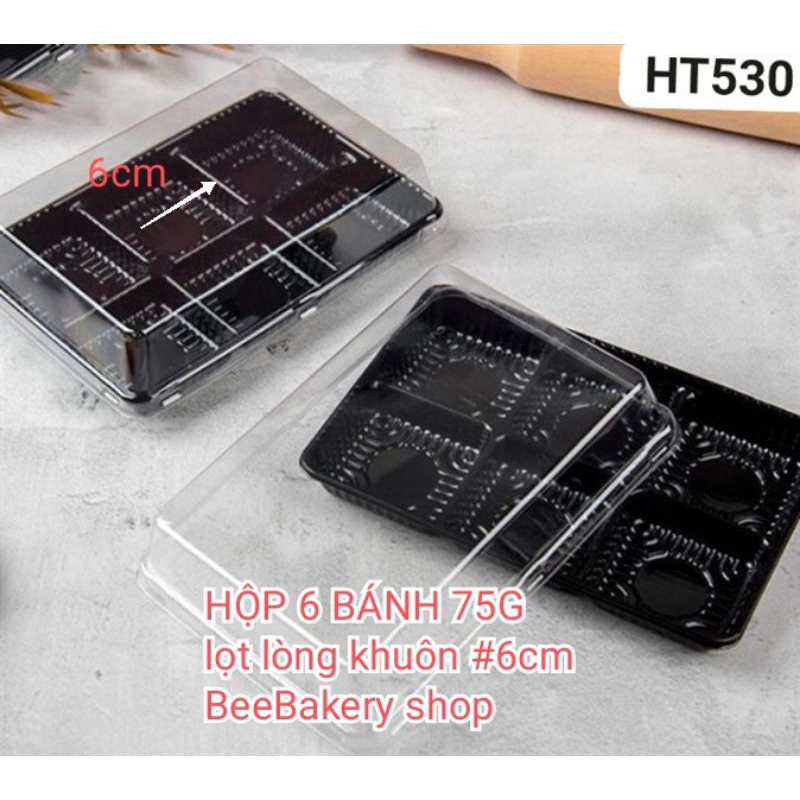 Combo 5 khay/10 khay hộp 6 bánh trung thu 75gr/ bánh qui/mochi...