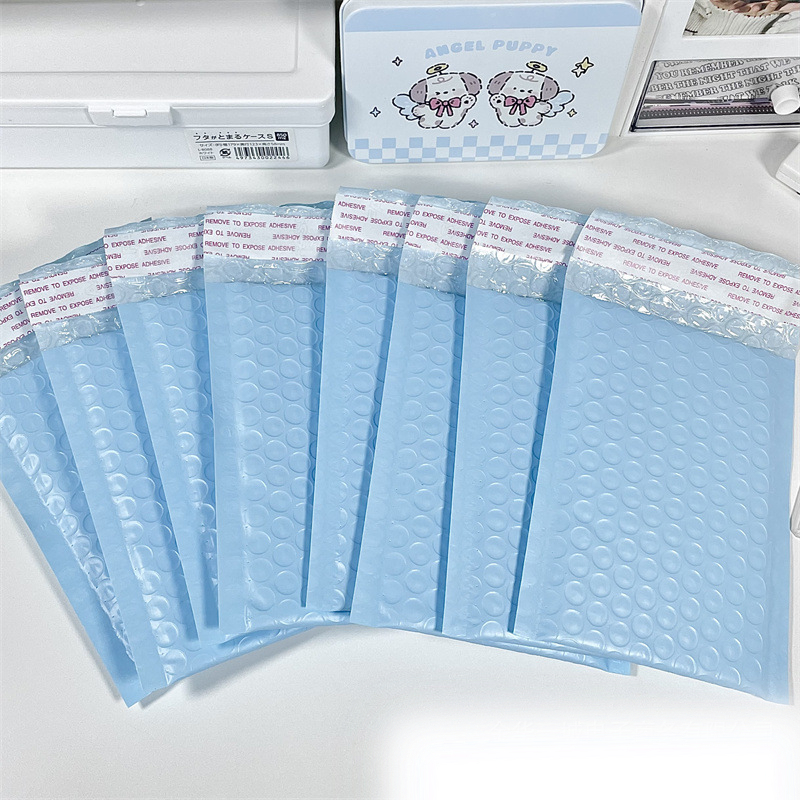 Túi gói hàng niêm phong chống sốc, chống nước - màu pastel