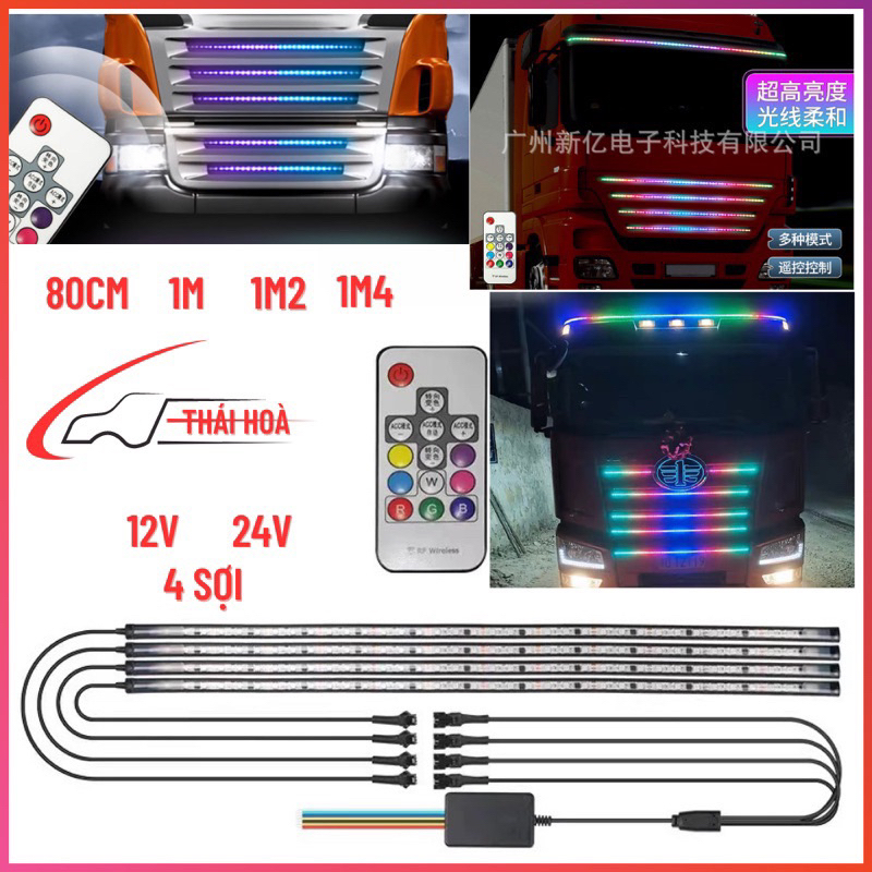 Led nóc ô tô xe tải 12v 24v, led giọt nước, led ga lăng 12v 24v