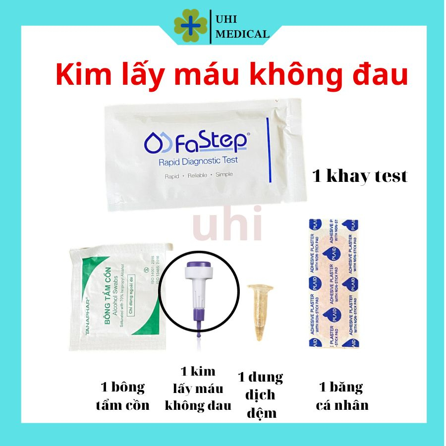 Bộ test thử, test nhanh tại nhà Viêm gan B, Kit Test Viêm Gan B Fastep chính hãng