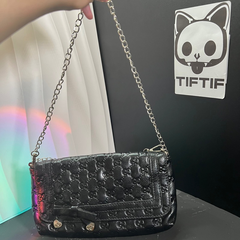 Túi si nhật Gu chì da thật