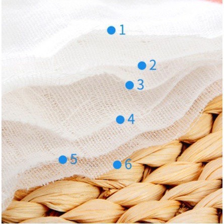 Khăn xô 6 lớp sợi tre không viền, khăn tắm nhăn mềm mại cho bé sơ sinh nhiều họa tiết size lớn 110x110 cm