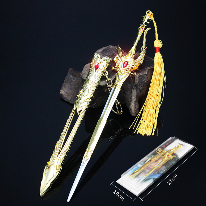 Mô hình Thiên Sứ Thánh Kiếm mẫu mới dài 22cm bằng Kim Loại Cao Cấp Siêu Đẹp mô hình Đấu La Đại Lục trưng bày trang trí