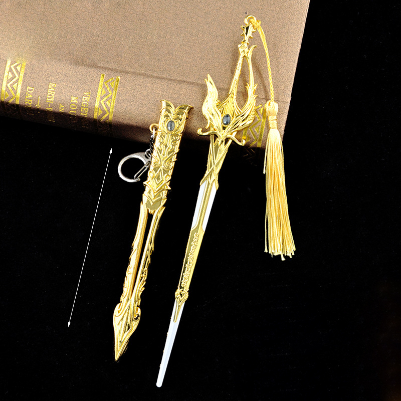 Mô hình Thiên Sứ Thánh Kiếm mẫu mới dài 22cm bằng Kim Loại Cao Cấp Siêu Đẹp mô hình Đấu La Đại Lục trưng bày trang trí