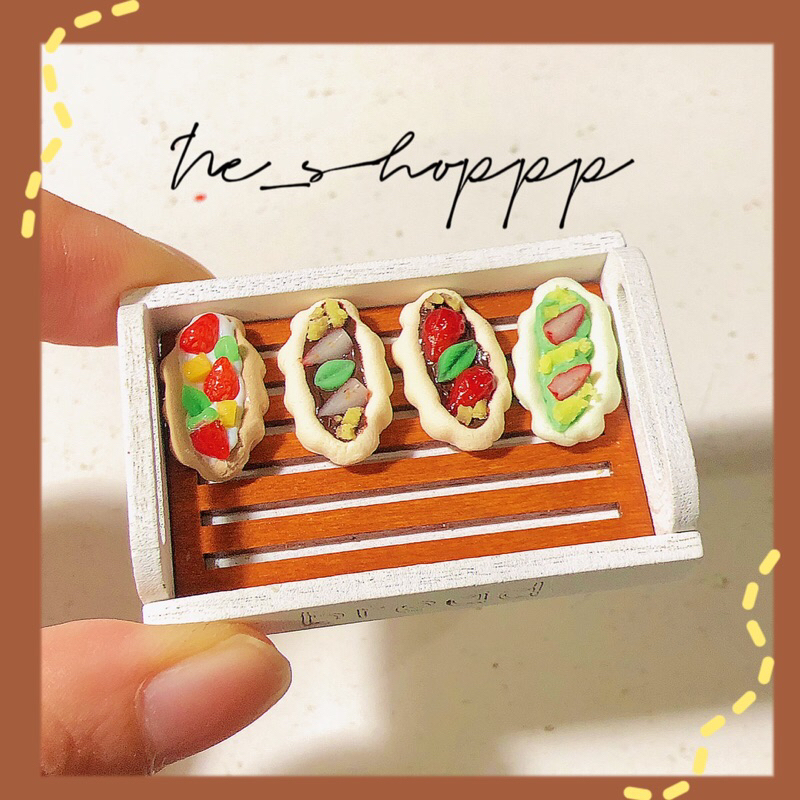 Mô hình bánh thuyền đủ vị mini