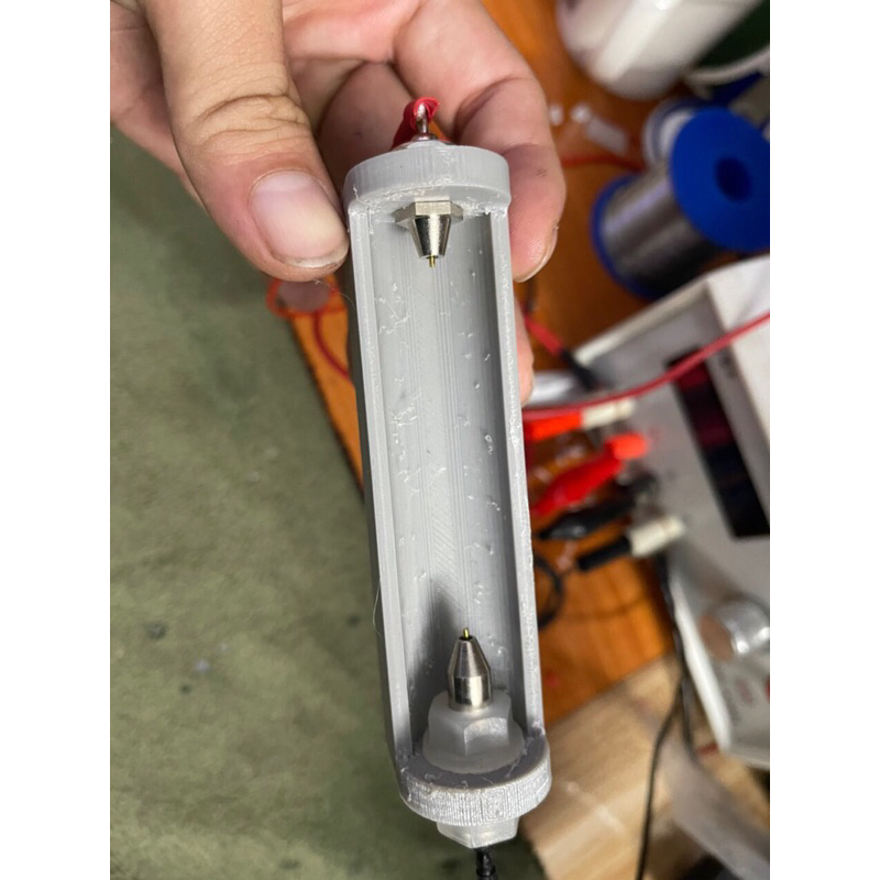 Khuôn Đế 3D . Đế test pin 18650 và 21700