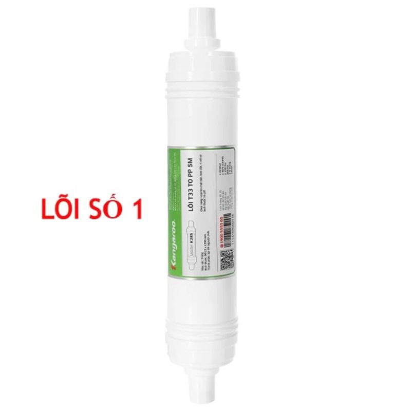 Bộ Lõi Lọc Nước Đúc 123 Kangaroo - Model Dùng : KG100HK, KA10A4, KG10A5, KG100ES