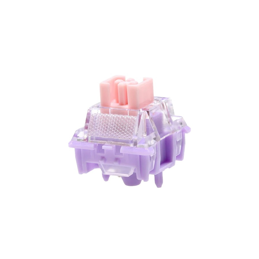 Công tắc bàn phím cơ Switch Everglide Wild Pansy V2 - TACTILE 5 pin | Long spring 48g