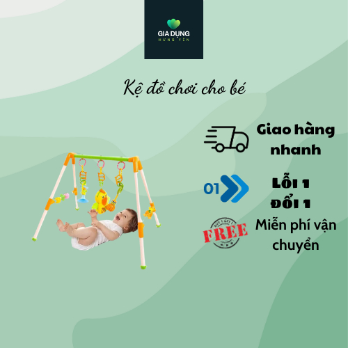 Kệ chữ A phát nhạc hình con vẹt cho bé