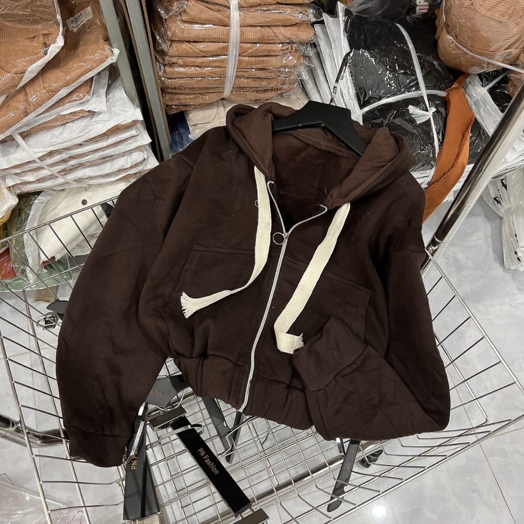 Áo khoác nỉ bassi nhều màu có nón chất dày đẹp dây nón bản to