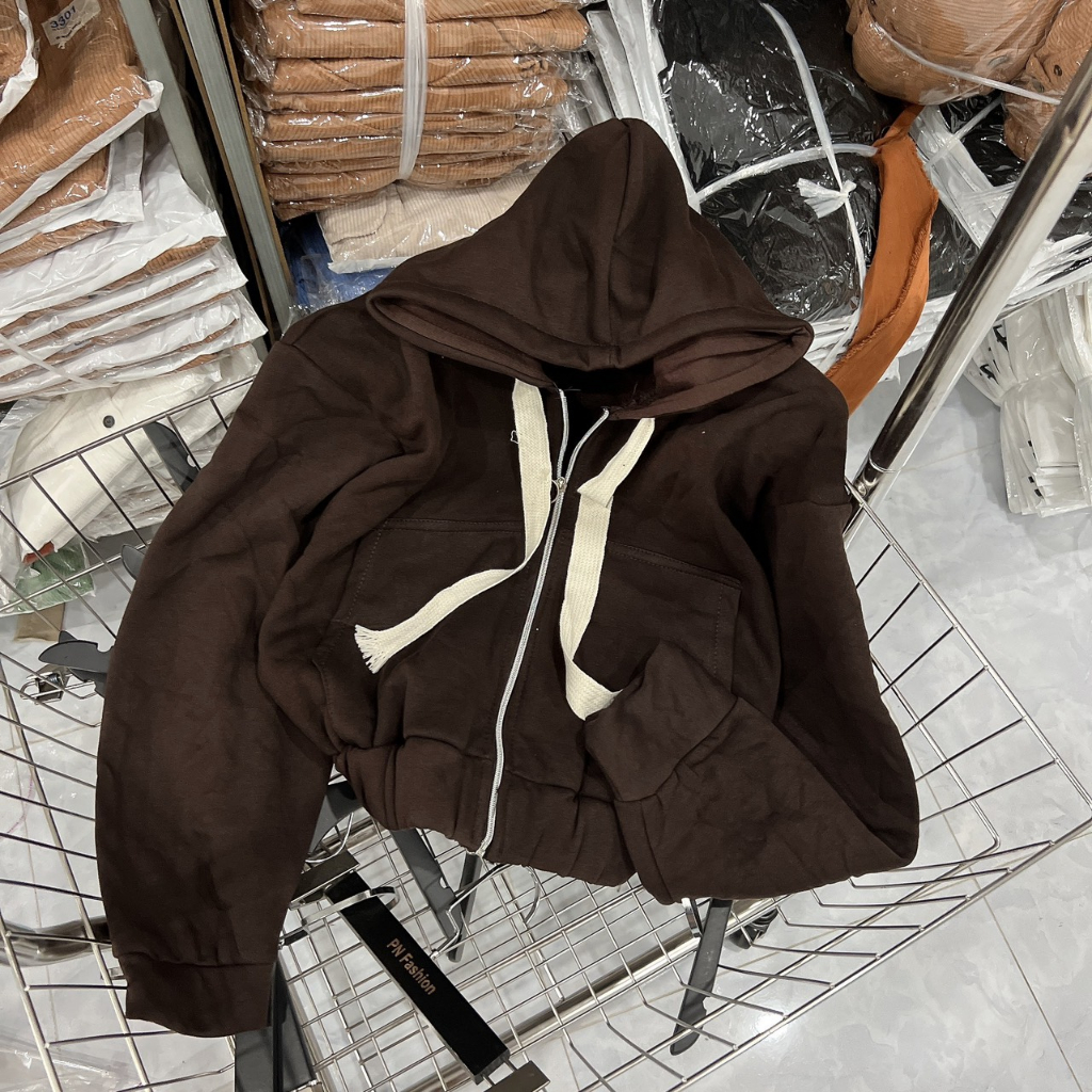 Áo khoác nỉ bassi nhều màu có nón chất dày đẹp dây nón bản to