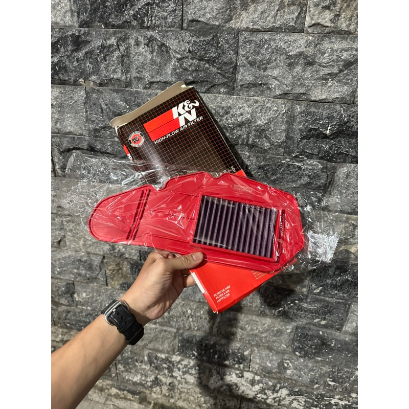 Lọc gió KN thép lưới đỏ cho Vario -125/150 - Click Thái - AB 2013-2021