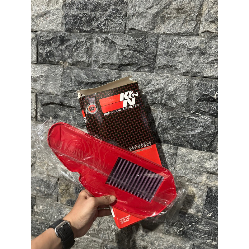 Lọc gió KN thép lưới đỏ cho Vario -125/150 - Click Thái - AB 2013-2021