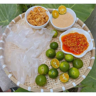  Bánh tráng rìa phơi sương muối nhuyễn sốt ớt siêu cay ngon mê ly. 