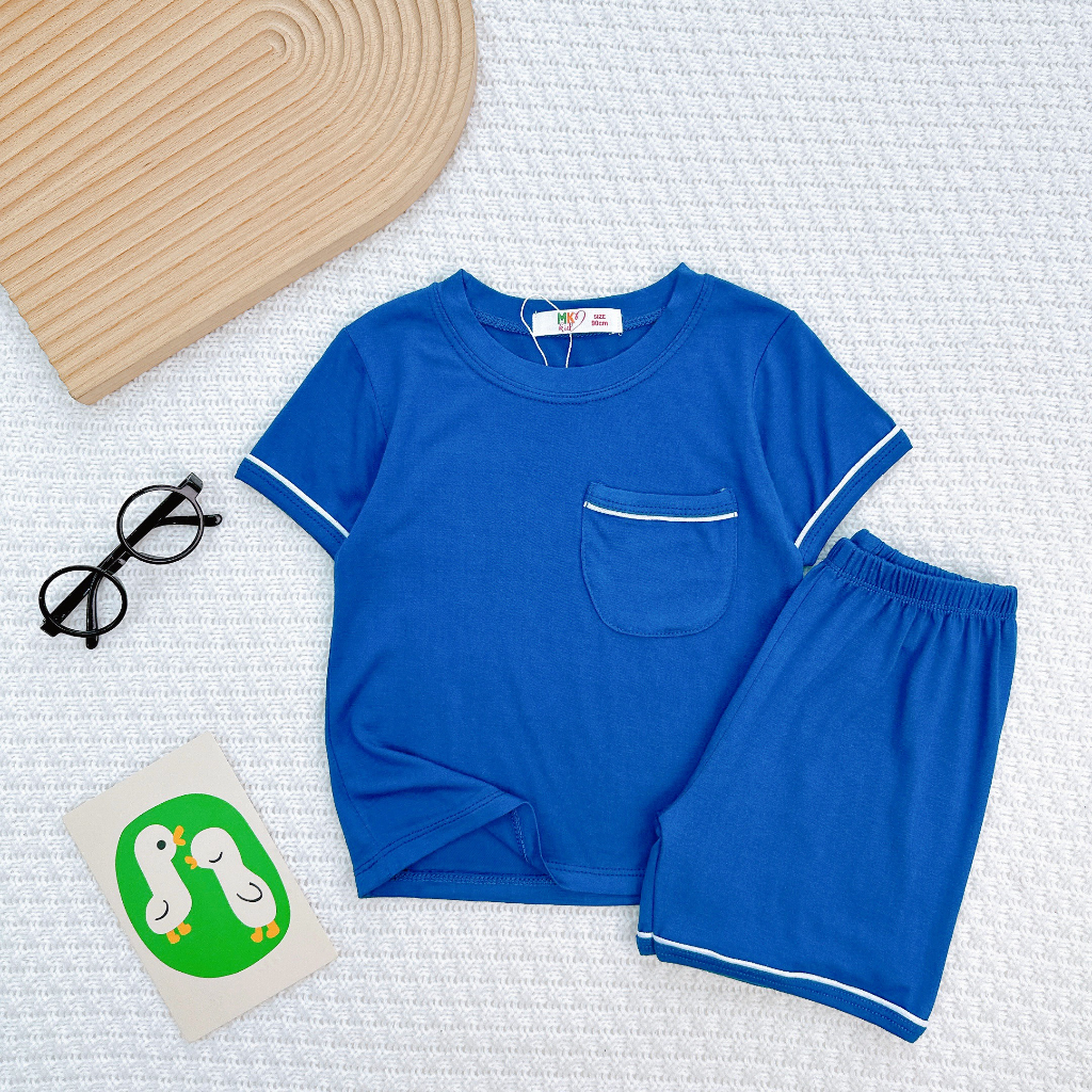 Bộ Cộc Tay Cho Bé Trai 7-26Kg 💖 Chất Cotton Thun Lạnh siêu mềm mịn thoáng mát Cho bé