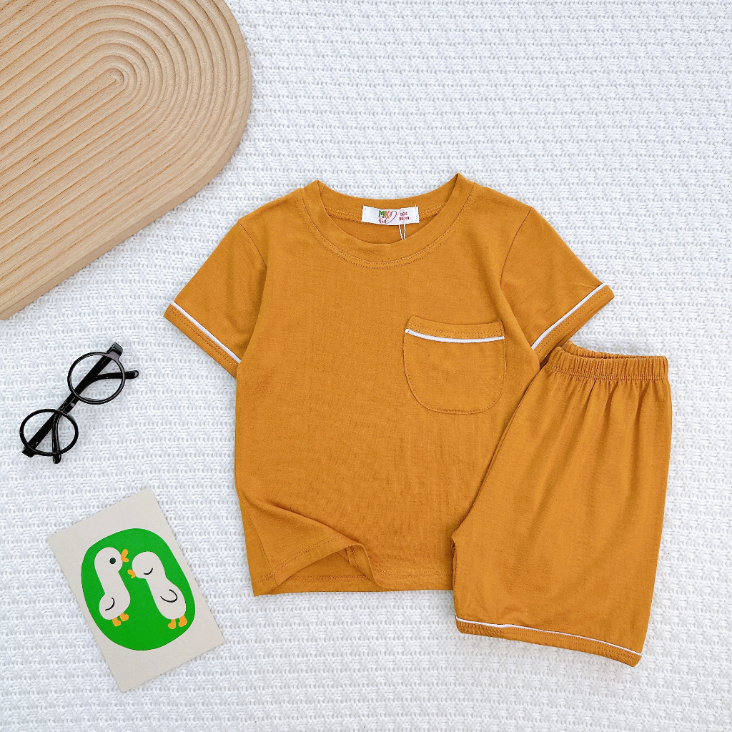 Bộ Cộc Tay Cho Bé Trai 7-26Kg 💖 Chất Cotton Thun Lạnh siêu mềm mịn thoáng mát Cho bé