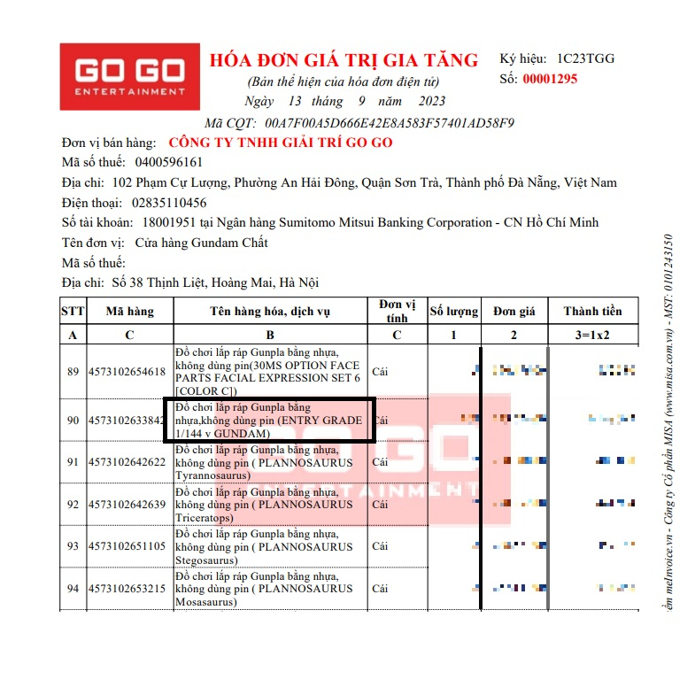 Mô hình lắp ráp ENTRY GRADE 1/144 ν Nu GUNDAM tặng đế