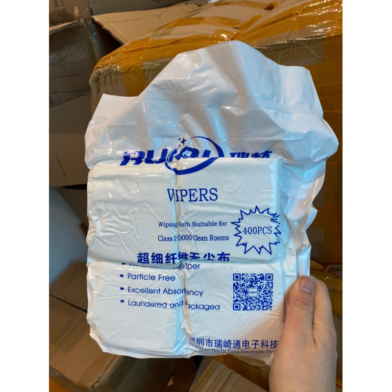 Khăn lau điện thoại bich to 400 tờ